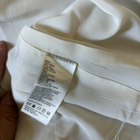 NWT Zimmermann Ladybeetle Ruffle Collar Mini Dress - Picture 9 of 9